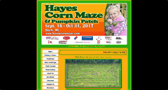 Desktop Screenshot of hayescornmaze.com